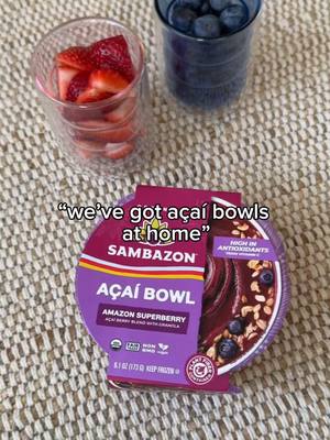 Yes honey, we have Açaí bowls at home. Here's your reminder. ☺️ Find us via our store locator in a freezer aisle near you!