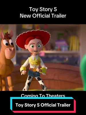 Playtime 🤝 Screentime New official trailer for Disney & Pixar's #ToyStory5 - Coming to theaters June 19. #movietok #filmtok #pixar #toystory 