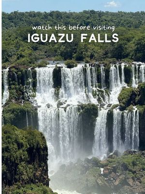 UGH I hope I’m never chill about nature bc… WTF!!!! I can’t believe things like this exist!!! Here are some extra tips if you’re planning your own Iguazú weekend 👀 🌎 Do both sides if you can  Brazil gives you the wide, cinematic views. Argentina puts you inside the waterfalls. But if you only have one full day, Argentina is the priority. 🎟 Buy everything online in advance  Park tickets, the Gran Aventura boat ride, flights if possible. It saves time and stress, especially on weekends when things sell out fast. 🚌 Transportation is easy  Public buses from Puerto Iguazú run frequently to both parks. Crossing into Brazil was straightforward, but bring your passport!! 👟 Wear the right clothes  You will get soaked, especially on the boat ride. You have places where you can change afterwards, but quick-dry clothes, sandals, and a dry bag for your phone are clutch (they do provide dry bags for your things on the boat through!) ⏰ Timing matters  Catching Devil’s Throat later in the afternoon (last train) = fewer people and way more space to just stand there in awe. Highly recommend lingering if you can since the last train back is at 5:30!! Want more travel, adventure, and full-time travel content… I hope you stick around - @sierra.fernald <3