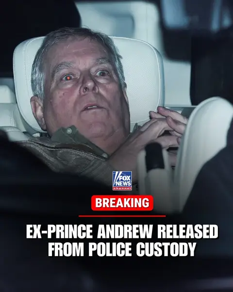 BREAKING: Authorities released Former Prince Andrew from custody, the same day he was arrested. Andrew was arrested Thursday on suspicion of misconduct while in public office.