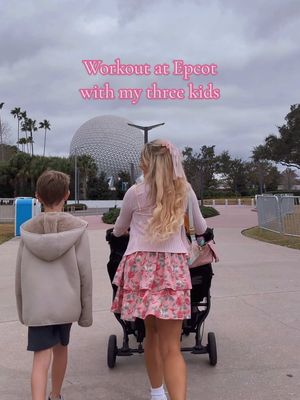 Monday’s workout at Epcot with all three of my babies (ages 6, 7, and 9)!!! 💖 wanted to walk at least a 10K with my oldest son and we did it ! 🫶🏻 puzzle deserts from yachtsman as a reward 🤭 and visited our favorite Disney playground twice!! #disneyworkout #workoutatdisney #disneymom 