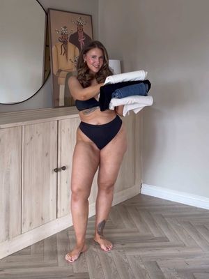 ad Extra inches in the hips & thighs AND 3 leg lengths, @Next Official your hourglass range is out here doing the lords work for the thick thigh sisters 👏🏽 #Nexthourglass #Nextdenim #Hourglass #Hourglasstryon #Hourglassdenim Product codes ⤵️ Black hourglass palazzo jeans - H84558 Chocolate Brown T-Shirt - F25465 Dark Blue Hourglass Mom Jeans - f64597 Blazer - H58802 Ecru Hourglass Wide Leg Barrel - W65315 Chocolate Brown Scarf - W14697 Ecru  Jumper - H56930 Grey Hourglass Wide Leg Jeans - w65309 Chocolate Brown Trench Coat  - H5730
