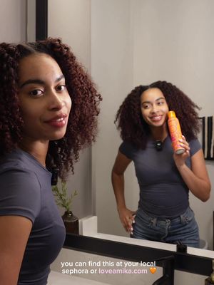 This dry hair mask from @amika is a gamechanger for soft, healthy-looking hair 💖 No mess. No rinse. One spray and my strands feel instantly softer, smoother and revived ✨🧖‍♀️ You can grab this at @sephora @sephoracanada or loveamika.com 🔗 #amikapartner #hairroutinehack #lazygirlhair #amikahair #healthyhairjourney 