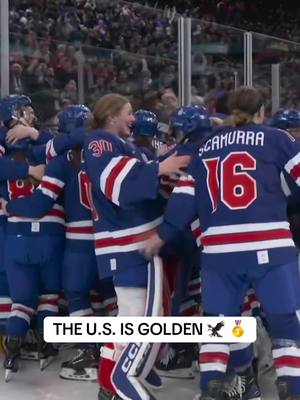 Megan Keller calls game and GOLD for the U.S. 🇺🇸 #WinterOlympics #TeamUSA #hockey #golden #usa 