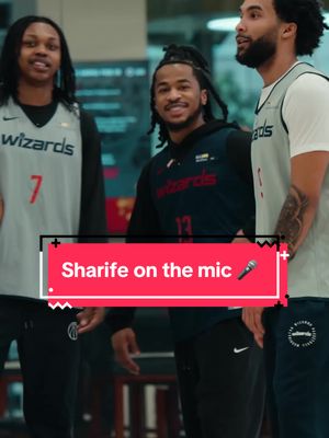 Sharife's mic'd up 🎤 watch him work 👀 #washingtonwizards #NBA #micdup #bts #sharifecooper @sharife.cooper2 