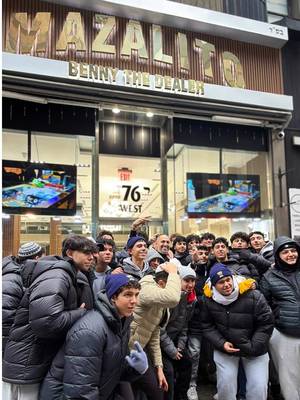 The Mazalito family keeps growing and the energy keeps getting stronger. Thank you to everyone showing love & support — we feel it all 🤝 Mazalito to the world ❤️‍🔥 #nyc #fyp #mazalito