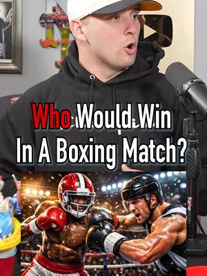 Who Would Win In A Boxing Match? #fyp #nfl #footballtiktok #NHL 