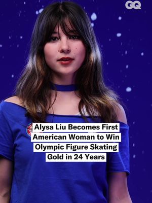 Congrats to Alysa Liu on making Olympics history 🥇 #WinterOlympics #olympics #alysaliu 