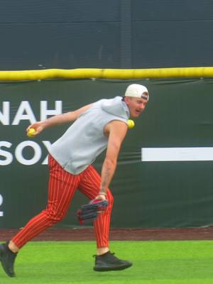 Just clownin’  #savannahbananas #baseball #wakeforest 