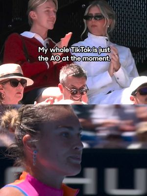 Safe to say @bailey and @soph are Saba (AND #AusOpen) fans 😋🥰 #AO26 #Sabalenka 