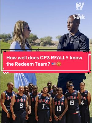 Redeem Team trivia was light work for CP3 😮‍💨 @Elliot Georgiadis  Watch the full episode of The Link featuring Chris Paul #linkinbio  #chrispaul #olympics #NBA #basketball 