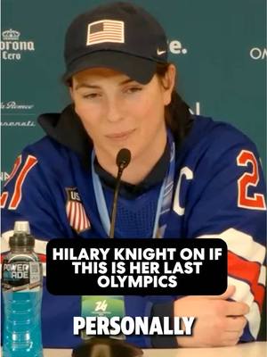 Will we see Team USA captain Hilary Knight in the 2030 Winter Olympics? 👀 #hilaryknight #icehockey #teamusa #winterolympics