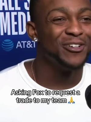 Bro said no. 😭✌️ #NBA #deaaronfox #spurs #basketball #prank 
