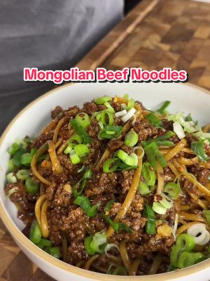 Save this ‼️ High Protein Ground Beef Mongolian Noodles 😍 (recipe 👇🏽) Announcements: ✅ Want over 180 healthy high protein recipes with macros⁉️ Check out my digital cookbooks!😊 ✅ 💪🏽 Cookbooks on my website! (Check’em out macros included!)  ✅ MY New seasonings out now! 👀 @SpiceX  Macros per serving (x3 big bowls): 778 Calories |60g P | 94g C | 17g F  Ingredients: 8 oz Linguine noodles 🍜  1.5 lb Ground beef, 93% lean 🥩  Salt & Pepper, to taste🧂  6 cloves Garlic minced 🧄  4 tsp Ginger, grated 🫚  4 Green onions, sliced 🧅  3 tbsp Brown sugar 1/2 cup Beef broth, low-sodium 🥣  3 tbsp Hoisin sauce  1/2 cup Soy sauce, low-sodium  1 tbsp Cornstarch + 1/4 cup water 💦  1/4 tsp Red pepper flakes (optional) Avocado oil spray, for cooking Enjoy 😍 . . . . #icekarim #healthyrecipes #EasyRecipes #mealprep #quickrecipes 