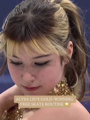 An unforgettable performance from gold medal winner Alysa Liu! 🥇 #WinterOlympics 