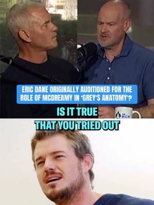 Eric Dane has passed away at the age of 53... In remembering him, we bring back this clip from his 2024 appearance where he told us how he originally auditioned for the role of McDreamy in 'Grey's Anatomy' before ending up with the role of McSteamy just a few seasons later... Rest in peace, Eric. #ericdane #greysanatomy #mcdreamy #mcsteamy 