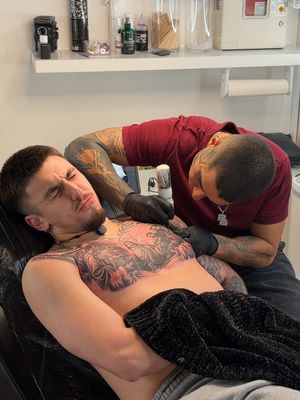 Clocked out at 4am🔒⏰ #tattoo #tattooartist #tattootiktok #tattooideas #viraltattoo 