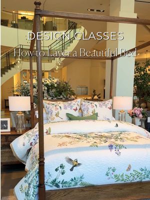 At our latest Design Class, we shared our expert tips for layering a beautifully styled bed. Ready for more inspiration? Join us this Sunday, 2/22 at 10am for our free Design Class: Easy Living Room Decorating. RSVP at our link in bio! 