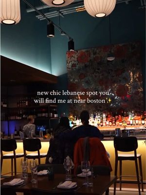 NEW CHIC LEBANESE SPOT IN CENTRAL SQUARE✨  Moona has been a fantastic Lebanese-inspired restaurant in Inman Square for years, but now they have expanded to Central Square! Their interior is so stylish and colorful, with a beautiful backlit bar. For me, Moona's food always HITS. They serve delicious mezze—| love the hummus bil fitr and za'atar pull-apart bread. The squid was also flavorful and tender. As an entrée, we shared a generous portion of msakhan (chicken)! Finally, the olive oil cake was gorgeous and had a wonderful citrus element. 📍750 Main St. Cambridge, MA #bostonfoodgram #bostonfood #bestfoodboston