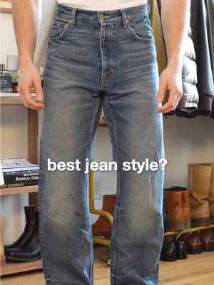 Best jeans for men? 👀 Here’s a handful of jeans, which one would you wear the rest of your life if you could only pick one?🤔 Is there a style of jeans that look universally good on any guy? I think classic straight leg jeans, but that’s just me…🤷🏼‍♂️ Let me know below⬇️ 🏷️: men’s jeans - jeans for men - straight leg jeans - baggy jeans - wide leg jeans #jeans #mensjeans #baggyjeans #straightlegjeans 