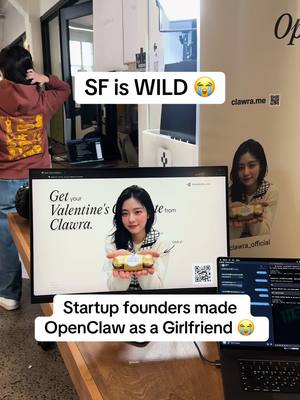This startup built OpenClaw into an AI girlfriend called open Clara! SF is wild 
