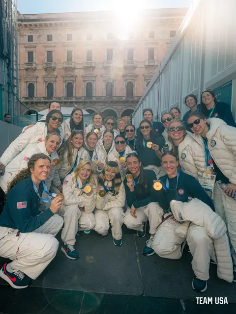 The crossover you didn't know you needed between @frigouscigous, @Amber & @USA Hockey at the Winter Olympics! #teamusa #winterolympics #hockey #figureskating #womenssports 