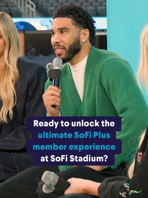 As the Official Bank of the @nba, we unlocked NBA All-Star 2026 for five SoFi Plus members and their guests. They caught all the action, plus got an exclusive meet-and-greet at SoFi Stadium with Jayson Tatum and @cameron_brink. Ready to bank like an all-star? Join SoFi Plus.