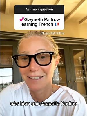 POV: you love French 🇫🇷💖 suddenly you see Gwyneth Paltrow learning French and 🇫🇷 French is beautiful… but also dramatic, emotional, and a little chaotic exactly why we love it 💅✨ Honestly the confidence to try is already very French 👏 If she can do it, so can you 💙🤍❤️ Tag someone who’s learning French with you 🥐✨ #learnfrench #frenchlanguage #speakfrench #frenchgirl #frenchculture