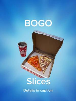 BOGO slices are back 🍕 Friday 20th – Sunday 22nd 3–6pm Buy one slice, get one free. In-store only. Show this post at the register to redeem. Max 2 redemptions per person. See you this weekend.