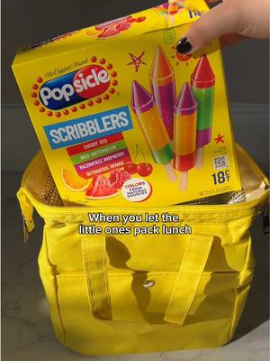 We should probably check their pencil case, too... #Popsicle #KidsLunchBox #RelatableMom #MomProblems