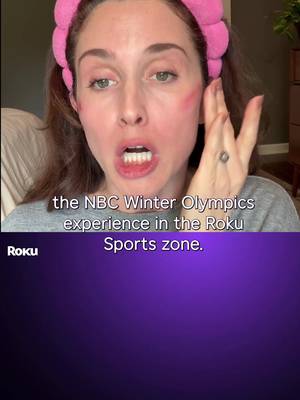 Roku Sports Zone keeps your routine locked. Tune in to The Winter Olympics on NBC and Peacock now through Feb. 22. #sponsored #ad