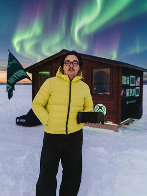 Ready to play, the Canadian way 🇨🇦🧊 With Xbox Game Pass, I’m able to access my favourite games and play anywhere via Xbox Cloud Gaming. Whether I’m waiting for a photoshoot to start, travelling to a new country, or finding myself in an ice hut on a frozen lake with @Xbox Canada , I can access hundreds of high-quality games without downloads or installs required, and play on my favourite devices.  Play anywhere with cloud gaming via Xbox Game Pass, because anywhere is a great place to play. #ad #gaming #xbox #gamer #gamertiktok 