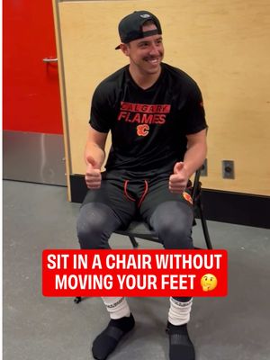 Had them thinking with this one 😭 #calgaryflames #NHL #challenge 