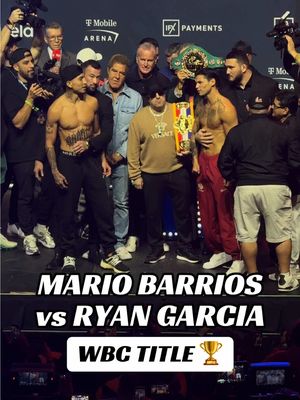 Ryan Garcia couldn’t sit still during the face off — he’s AMPED ⚡️ #BarriosGarcia 