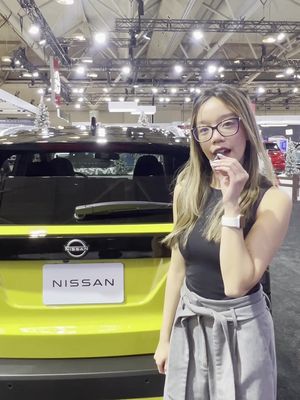 Lean in and listen. The 2026 Nissan Kicks delivers the ultimate automotive ASMR. Turn up the volume! #NissanCanada #AutoShowCa #CarTok #InternTakeover #ASMR