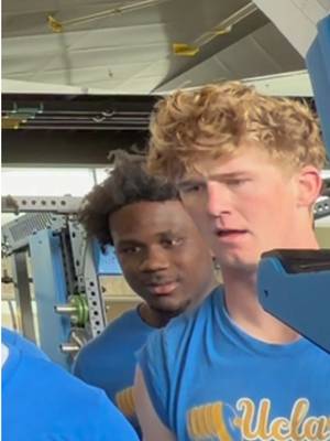 The faces during squat competition 😦 #CollegeFootball #fyp #foryou #viral #reaction 