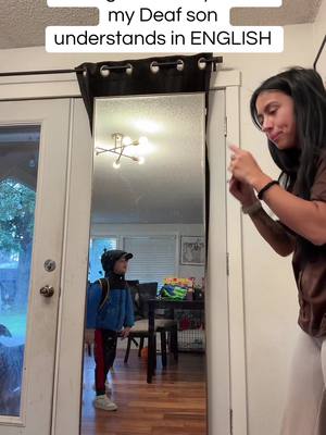 Seeing how many words my Deaf son can HEAR/UNDERSTAND #cochlearimplant #signlanguage #asl #parenting #deaf 