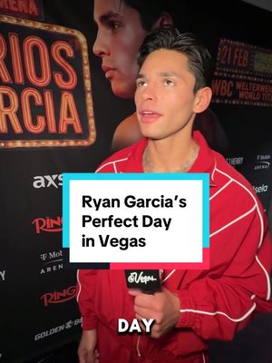 @Ryan Garcia knows Vegas ball. Watch him fight for the belt tomorrow at T-Mobile arena and on @DAZNBoxing 🥊 🔥 