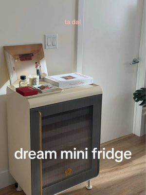 best home purchase is the mini fridge from Rocco ! So beautiful and it feels like furniture - bought this with my own money not sponsored! I love a functional and beautiful mini fridge :-)  #minifridge #homedecor #roccofridge 