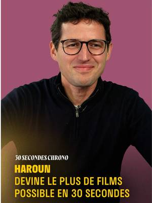 30 SECONDES CHRONO pour deviner de films🍿 On a demandé à @Haroun de se prêter au jeu et… on vous laisse voir le résultat 👀 Est-ce que vous saurez faire mieux que lui  (pas sûr…) ? 🤔 Dites-nous votre score en commentaires 🎯 #Onregardequoi #cinema #filmtok #challenge 