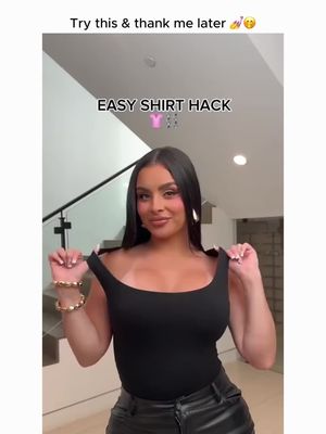 Who needs new clothes when you can restyle like this? 🔥✨ #stylehack #fashiontok #outfitupgrade #styledaily 