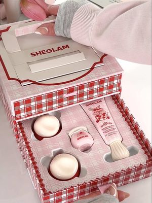 Your sign to order these cuties 💕🌸✨ The most adorable new launch from @SHEGLAM 🩷 the Sweetheart Collection! Including their first ever skincare product 👀 #SHEGLAM #SHEGLAMcollection #SHEGLAMsweetheart #valentinesmakeup #sheglampartnership