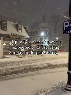FYI - A winter storm warning has been issued for Bergen County, where up to 13 to 14 inches of snow could fall this weekend, according to the National Weather Service. The warning begins Saturday morning and lasts through Sunday evening, with strong winds and blowing snow expected to make travel dangerous. Towns including Hackensack, Paramus, and Ridgewood are forecast to see some of the highest totals. #bergencounty #bergencountynj #northjerseynews #njnews  