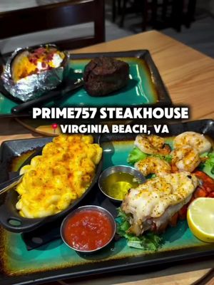 Have you been to @prime757food 👀👀 Wow! This place is definitely a hidden gem. It’s in the cut and from the outside it may just look like a divebar or something but they are serving quality and good food 🔥 I tried a bite of my friend’s filet minion and it was really good! Didn’t have enough for me to rate though but I did like it.  Definitely check this place out 🙌🏽 Ratings: Cocktails 8/10  Lobster 9/10  Shrimp 7.5/10 Mac and Cheese 8/10 Carrot Cake 7/10 Strawberry Shortcake 8.5/10 Caesar Salad 6/10 • • #757 #hamptonroadsva #stormchasers #virginiabeach 