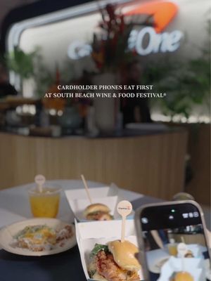 Cardholders get exclusive early entry at North Venue events @SOBEWFF.  Find experiences like this on Capital One Entertainment at our link in bio. Terms apply.