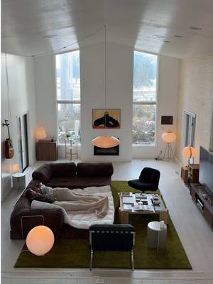 New couch has us staying in @OMHU #midcenturymodern #furniture #couch #creatorsearchinsights  