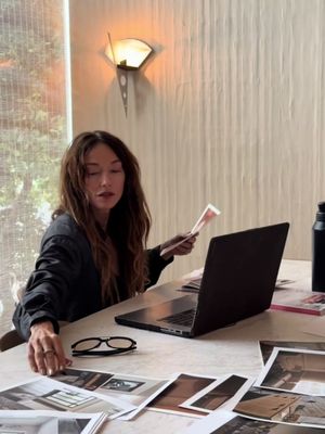 I’ve always been a visual learner, and my studio is built the same way. Every mood board, swatch, and prototype tells a story. #workdayinmylife #designprocess #KellyWearstler