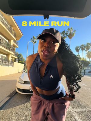 8 mile run for fun 😝🏃🏾‍♀️💨 #Running #runningmotivation #runningtips #runtok 