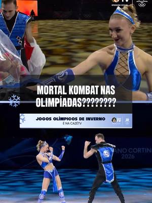 MORTAL KOMBAT NAS OLIMPÍADAS! 🙏🏻 SIMPLESMENTE KITANA E SUB-ZERO NOS JOGOS OLÍMPICOS DE INVERNO! 🤩🤩🤩 NO MAIOR PALCO DO ESPORTE, ELES SEGURARAM A EMOÇÃO E ENTREGARAM PROGRAMA COM PERSONALIDADE! Metelkina & Berulava, da Geórgia, não conquistaram medalha nos Jogos Olímpicos de Inverno de 2026 PORÉM ganharam esse momento de destaque na apresentação de gala! 💃🕺⛸️ CORRE QUE TÁ ROLANDO A ÚLTIMA APRESENTAÇÃO DE PATINAÇÃO ARTÍSTICA DOS JOGOS OLÍMPICOS DE INVERNO!!!! ESTAMOS AO VIVO AGORAAAA, VEMMMM! ✨❄️ #JogosOlímpicosDeInverno #TempoRealCazéTV #PatinaçãoArtística️
