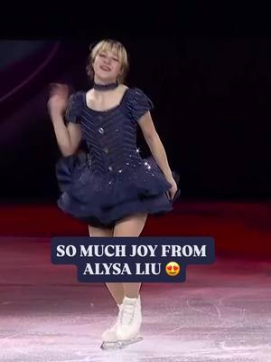 THE SPARKLE AND GLOW IN ALYSA LIU'S GALA SKATE. 🤌 #WinterOlympics 